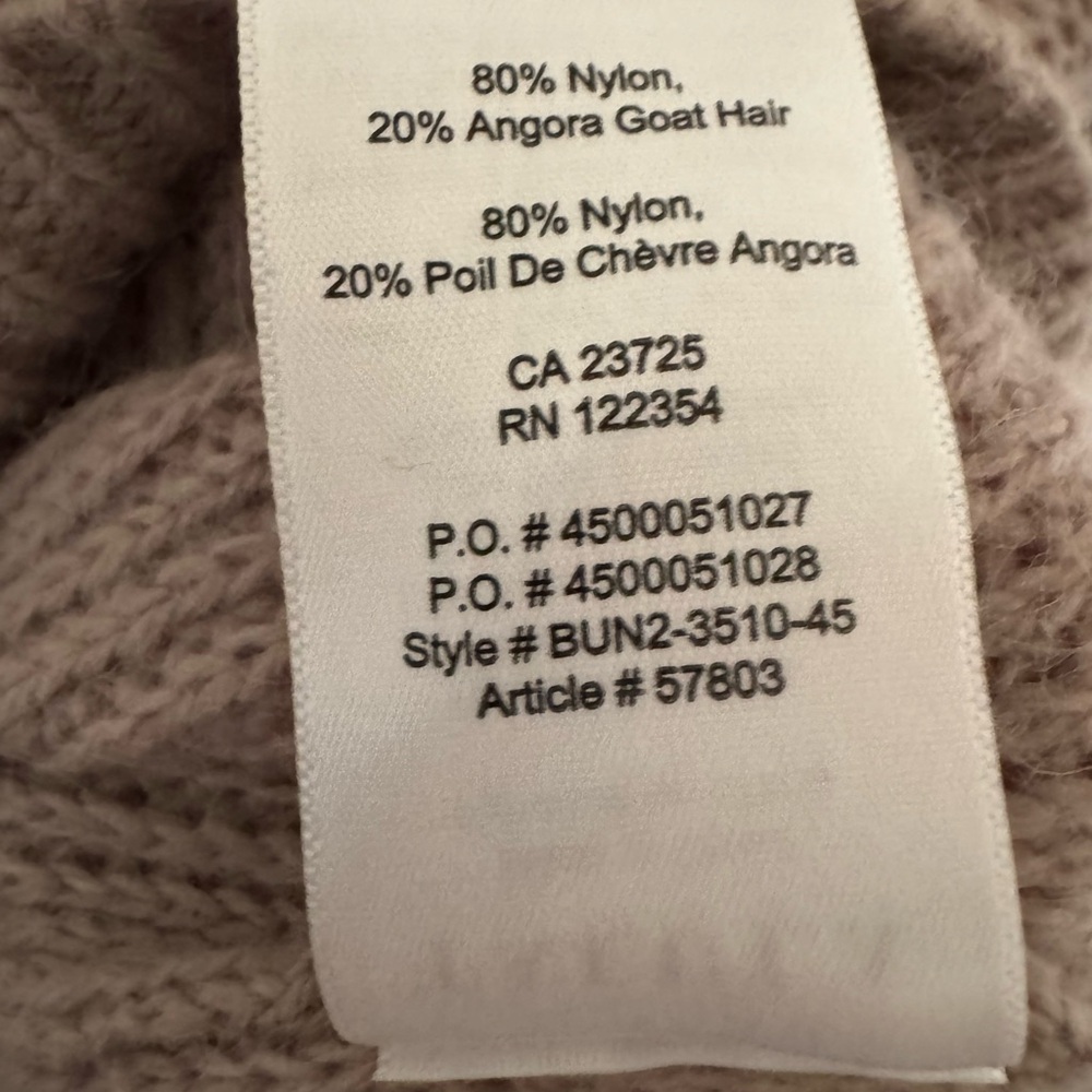 Aritzia talula Angora Goat wool and Knit Sweater in Light Mauve - Picture 4 of 5